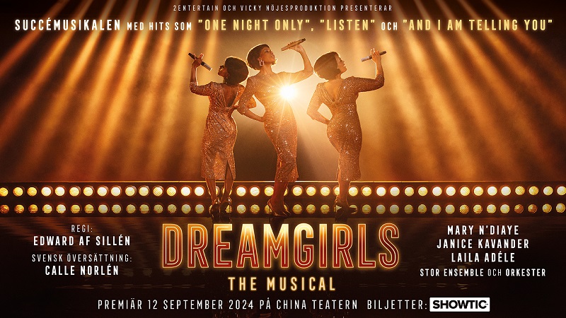 Dreamgirls p� China teatern med kryssning p� Viking Glory till �bo